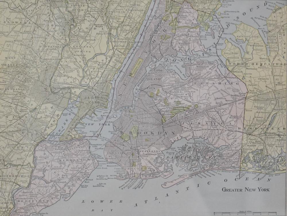 MAP OF GREATER NEW YORK, FRAME: