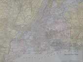MAP OF GREATER NEW YORK, FRAME