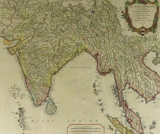 MAP OF INDIA & SOUTH EAST ASIA,