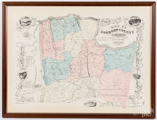 MAP OF LOUDOUN COUNTY, VIRGINIA,