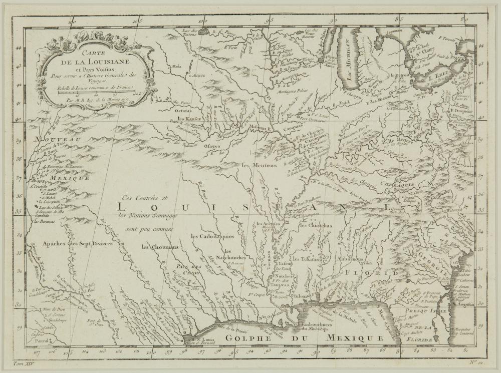 MAP OF LOUISIANAAntique Map of