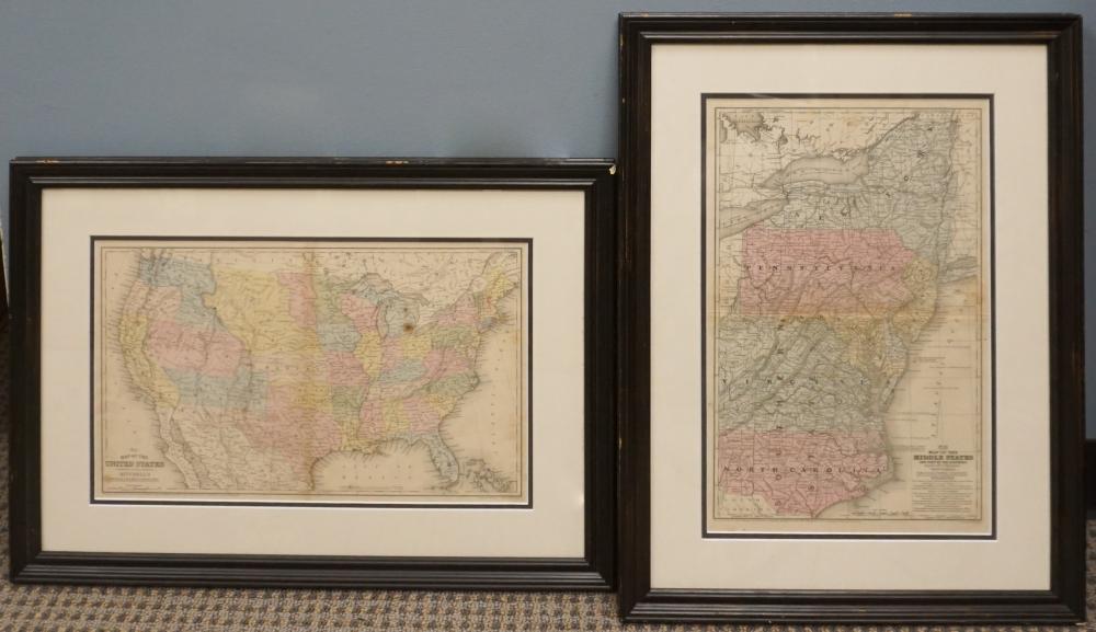 MAP OF MID-ATLANTIC AND MAP OF