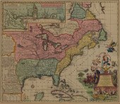MAP OF NORTH AMERICA BASED ON