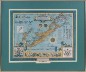 "MAP OF THE BERMUDAS OR SOMERS