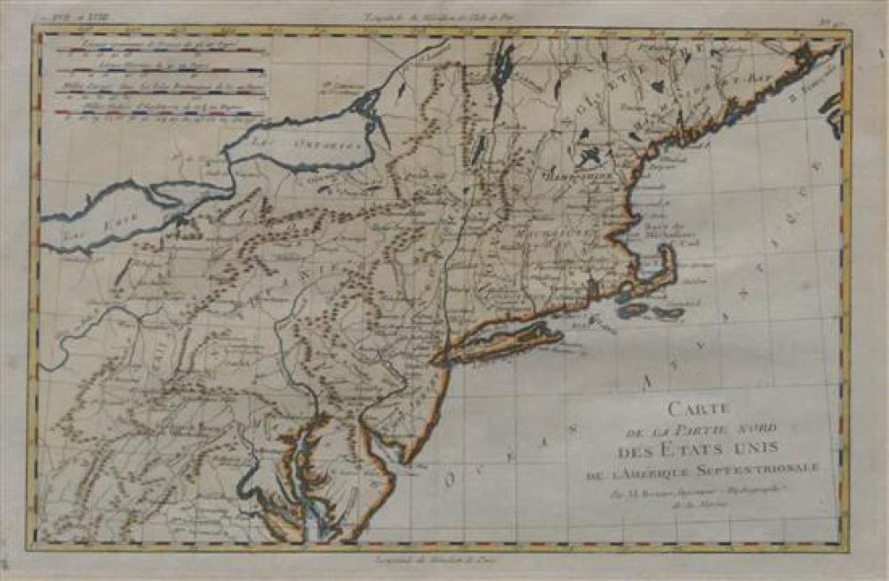 MAP OF THE NORTH COAST OF THE