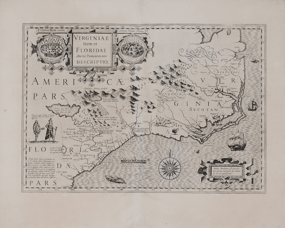 Map of the Southeast After John