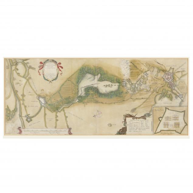 MAP OF THE SPANISH SIEGE OF