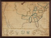 MAP OF UNITED STATES BY P. A.