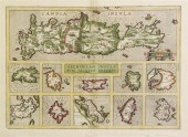 *(MAP) ORTELIUS ABRAHAM Candia