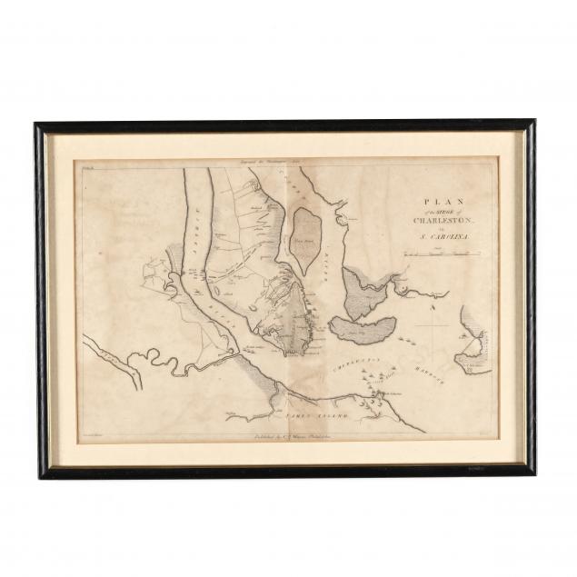 MAP, PLAN OF THE SIEGE OF