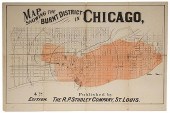 MAP SHOWING THE BURNT DISTRICT