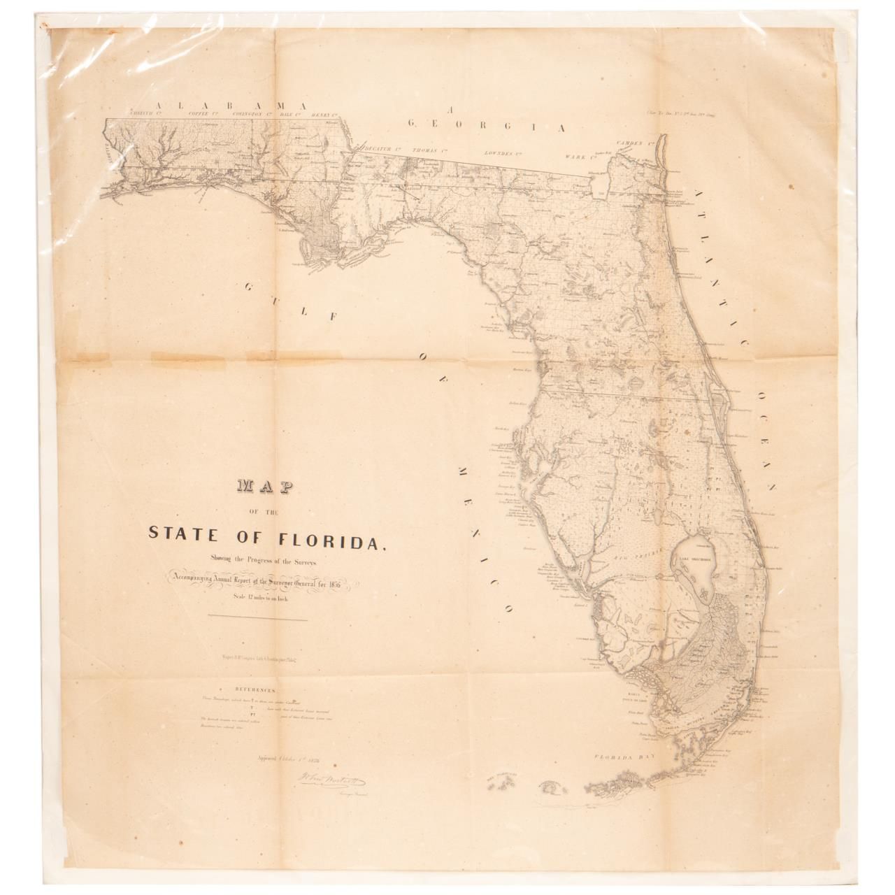 MAP STATE OF FLORIDA, JOHN
