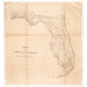 MAP STATE OF FLORIDA, JOHN WES