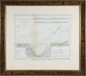 MAP "SURVEY OF THE COAST OF TH