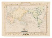 MAP "THE WORLD ON MERCATOR'S P