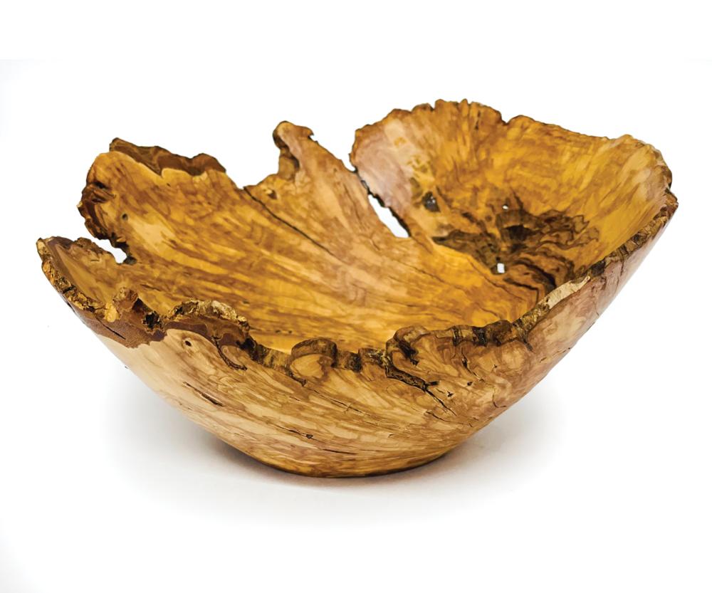 MAPLE BURLWOOD BOWL BY JOSEPH D