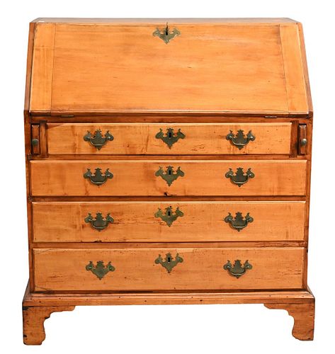 MAPLE CHIPPENDALE DESKMaple