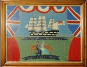 Maple framed Wooley ?HMS True
