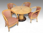 MAPLE HENREDON TABLE & 4 CHAIR
