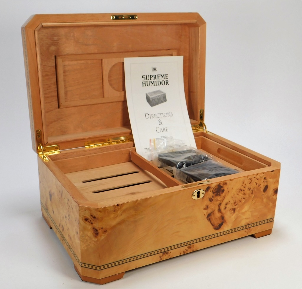 MAPLE INLAY IDC SUPREME HUMIDOR