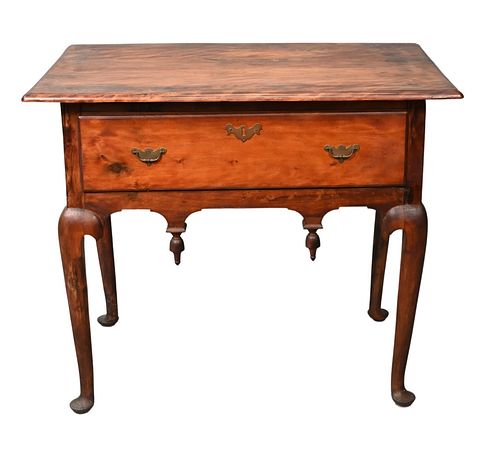 MAPLE QUEEN ANNE LOWBOY/SERVER,