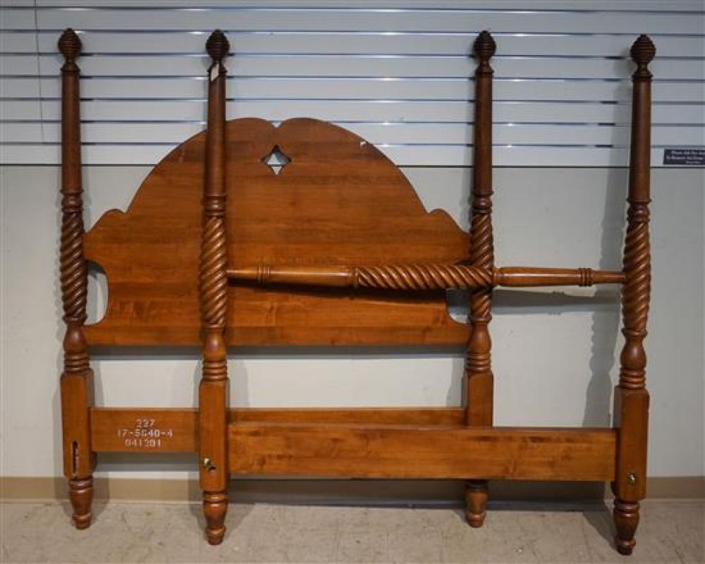 MAPLE QUEEN SEMI-POSTER BED, A SIDE