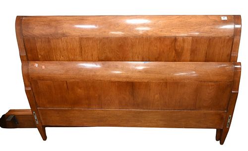 MAPLE QUEEN SIZE SLEIGH BED,