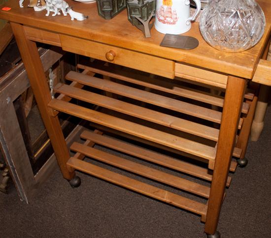 Maple rolling butcher's block
