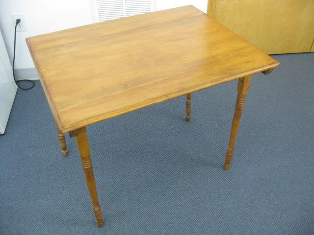Maple Table folding legs circa