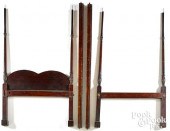 MAPLE TALL POST BED, EARLY 20T