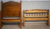 MAPLE TWIN BED AND PINE SINGLE
