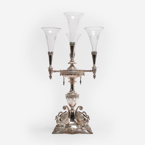 MAPPIN BROS. SILVERPLATE SWAN