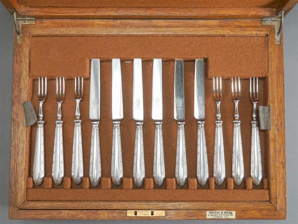 MAPPIN & WEBB SILVER PLATE 48-PIECE