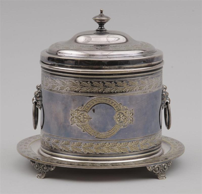 MAPPIN & WEBB SILVER-PLATED OVAL