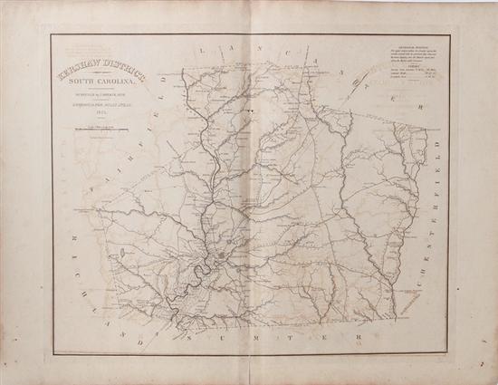 Maps from Robert Mills' 1825