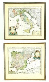 MAPS OF THE IBERIAN AND ITALIA