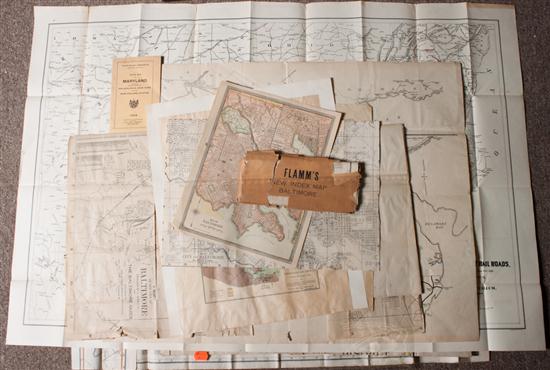 [Maps] Ten various plans of