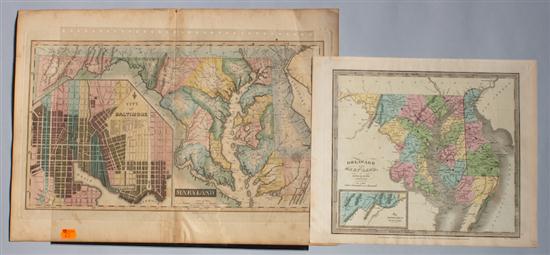 [Maps] Two items 1) ''Delaware &