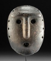 MAPUCHE STONE MASK - FINE EXAM