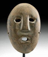 MAPUCHE STONE MASKETTE**First