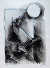 MAQBOOL FIDA HUSSAIN CUBIST HO