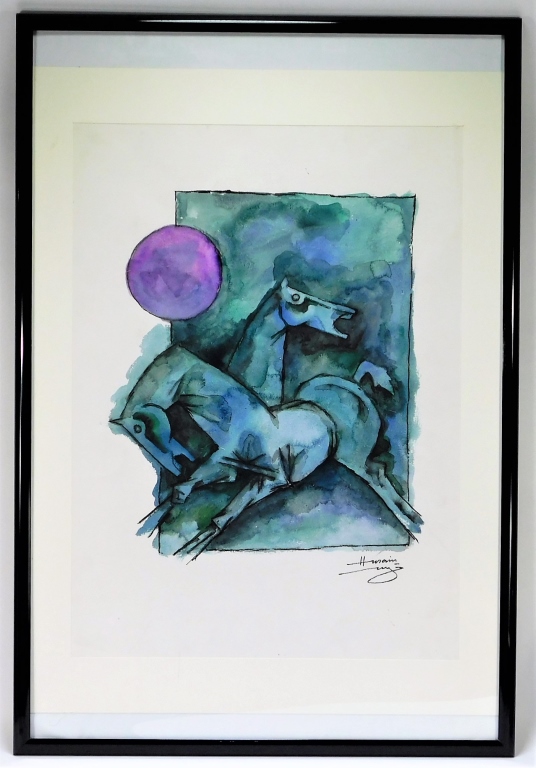 MAQBOOL FIDA HUSSAIN CUBIST HORSE