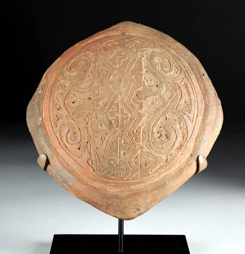 MARAJOARA POTTERY OVOID BOWL -