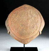 MARAJOARA POTTERY OVOID BOWL -