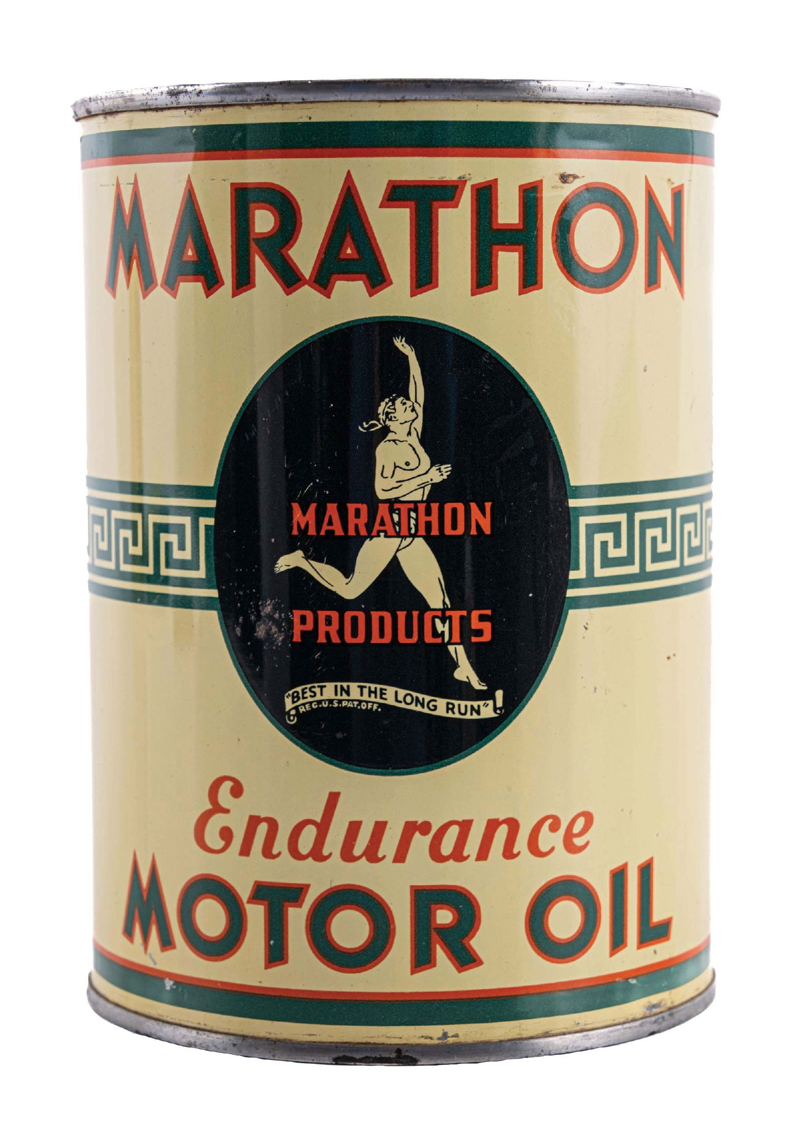 MARATHON MOTOR OIL ONE QUART CAN W/