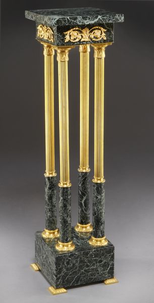 Marble and ormolu mounted