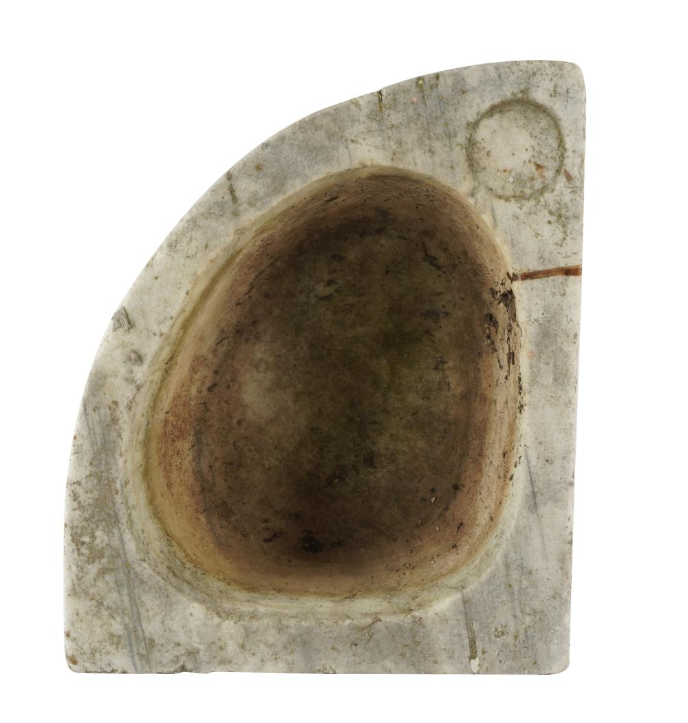 MARBLE BAPTISMAL FONTCondition: