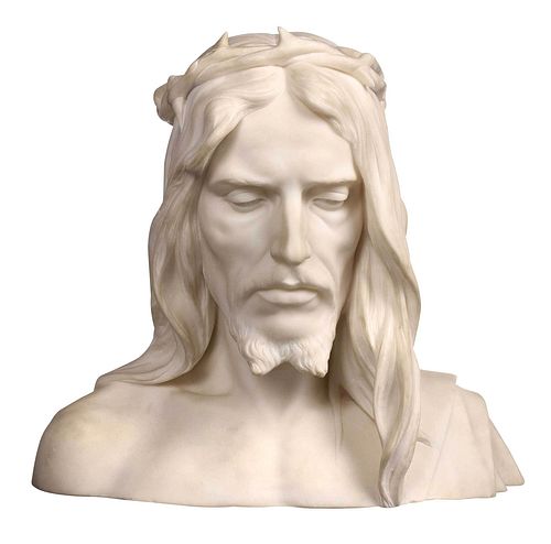 MARBLE BUST, ECCE HOMO(19th/20th