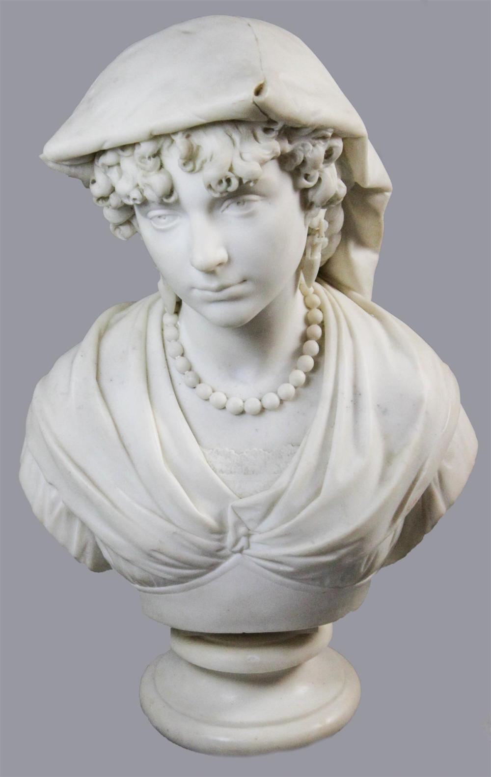 MARBLE BUST OF A NEAPOLITAN