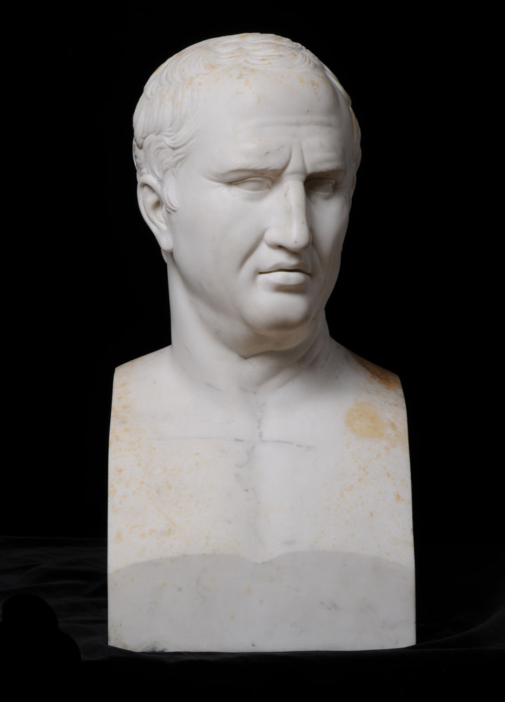 MARBLE BUST OF CICERO AFTER A